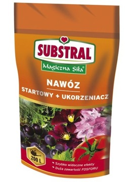 Substral nawóz rozpuszczalny startowy 200g +fosfor ukorzeniacz do roślin