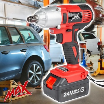 АККУМУЛЯТОРНЫЙ КОЛЕСО УДАРНЫЙ гайковерт, 2 АККУМУЛЯТОРА, 4 Ач, 36 В, МОЩНОСТЬ