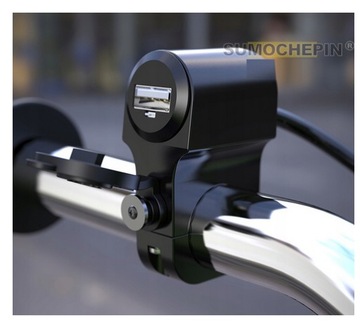 USB ЗАРЯДКА ДЛЯ МОТОЦИКЛА ИЗ МЕТАЛЛА НА РУЛЕ