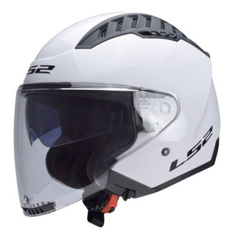 KASK MOTOCYKLOWY OTWARTY LS2 OF600 COPTER II GLOSS WHITE BIAŁY XL