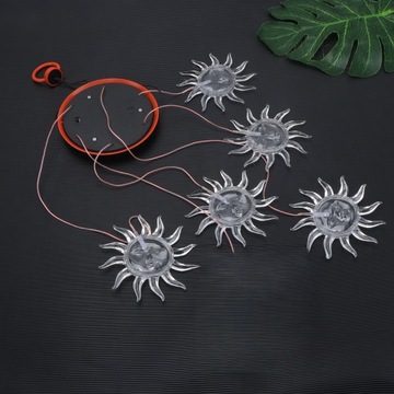 SŁONECZNE DŹWIĘKI WIATROWE LED SŁONECZNIK