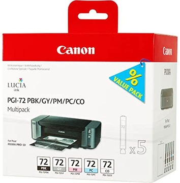 Tusz Canon PGI-72 PBK/GY/PM/PC/CO Multipack