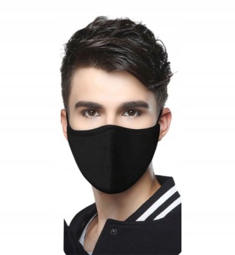 ЧЕРНАЯ МАСКА STREETWEAR TECHWEAR, ХЛОПОК PL 2 ШТ.