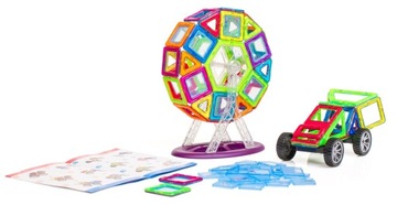 МАГНИТНЫЕ СТРОИТЕЛЬНЫЕ БЛОКИ Набор XL 112 шт.