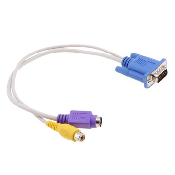 Кабельный конвертер VGA в TV RCA S-Video AV OUT