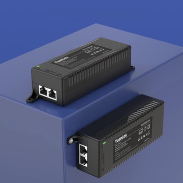 Инжектор 10/100/1000 Мбит/с, 60 Вт, 802.3bt/at/af PoE, преобразователь без PoE
