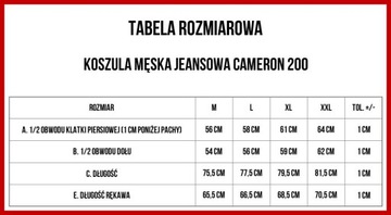 BIG STAR KOSZULA MĘSKA JEANSOWA CAMERON 200 L