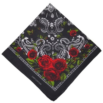 BANDAMKA chustka BANDANA bawełna bandama 53x53