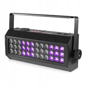 Ультрафиолетовый светодиодный прожектор 36х3Вт LED DMX XLR IEC