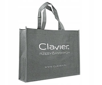TORBA CLAVIER SREBRNA NA AKCESORIA KOSMETYCZNE