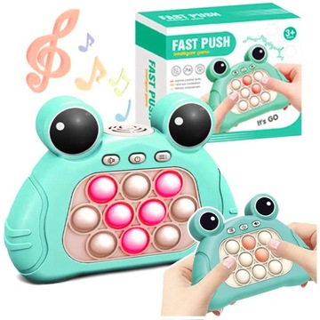 POP IT FAST PUSH PUZZLE GRA ANTYSTRESOWA FIDGET ŻABKA ZRĘCZNOŚCIOWA
