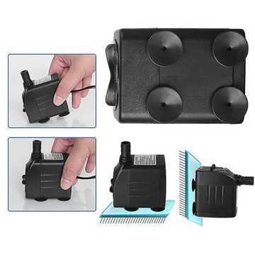 ПОГРУЖНОЙ НАСОС 600Л/Ч 10ВТ ДЛЯ АКВАРИУМНЫХ ФОНТАНОВ МАЛЕНЬКОГО РАЗМЕРА MUTE 10ВТ