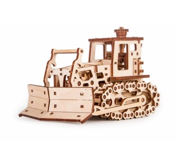 Push Dozer spychacz - drewniany model mechaniczny