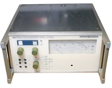 Przyrząd MV73 NF-PEGELMESSER 30Hz-20kHz PRACITRONIC [A]