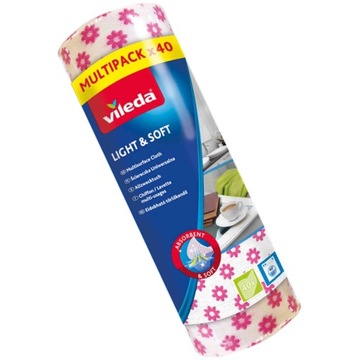 VILEDA ŚCIERKA A' 40 NA ROLCE LIGHT & SOFT