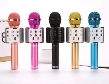 БЕСПРОВОДНОЙ BLUETOOTH-КАРАОКЕ-МИКРОФОН ДЛЯ ЗАПИСИ ПЕНИЯ USB-ДИНАМИК
