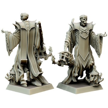 Skeleton Wizard Hero - Highlands Miniatures