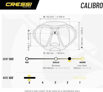 Маска Calibro + комплект трубок Corsica - DS434550 - Синий - FOG STOP - CRESSI