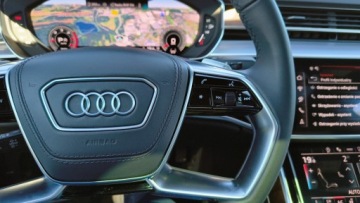 Audi A8 D5 Sedan Facelifting 3.0 50 TDI 286KM 2024 Audi A8 3.0TDI 286KM 4x4 Oś skrętna Webasto Kamera, zdjęcie 17
