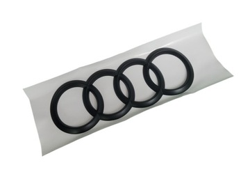 Emblemat do Audi Black Matte Tył 202 mm A7 Q3 Q5