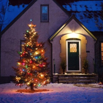 200 LED ОТКРЫТЫЙ РОЖДЕСТВЕНСКОЕ ДЕРЕВО ОГНИ МНОГОЦВЕТНЫЙ