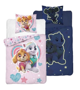 Pościel Świecąca w ciemności 160x200 Psi Patrol Sky Everest Paw Patrol
