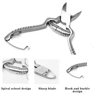 Профессиональные кусачки для ногтей с толстыми жесткими пальцами ног, кусачки для паронихии, уход за ногами, ногти