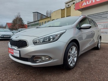 Kia Ceed II Kombi 1.4 DOHC 100KM 2014 1,4 benz, gwarancja, ASO do końca, fabryczny lakier, bogata wersja, ideał!