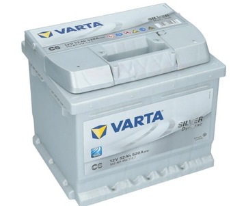 Akumulator Varta Silver Dynamic C6 12V 52Ah 520A