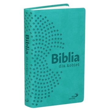 Biblia dla kobiet z paginacją turkusowa