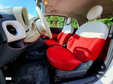 Fiat 500 II Hatchback 3d 1.2 69KM 2009 Fiat 500 biala perelka, bardzo ladny, GWARANCJA 1.2 Benzyna 69KM, zdjęcie 4