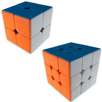 Zestaw Kostek 2x2 + 3x3 SZYBKIE ORYGINALNE KOSTKI + GRATISY