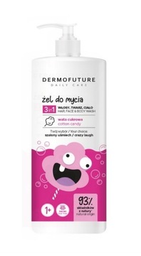 DermoFuture 3в1 очищающий гель сладкая вата 500 мл