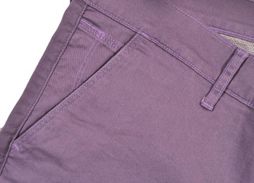 WRANGLER spodnie SLIM purple CHINO W32 L32