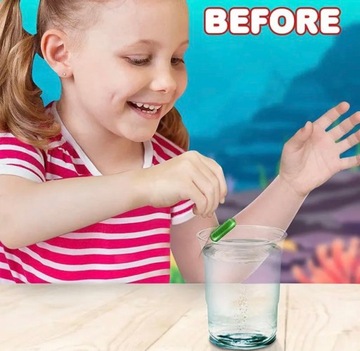 ВОЛШЕБНЫЕ КАПСУЛЫ, РАСТУЩИЕ В ВОДНОМ ЗООПАРКЕ 12 ШТ.