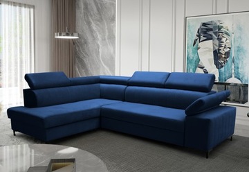 Duży Narożnik SUN Rogówka, Sofa, Z Funkcją spania