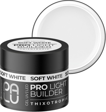 PALU гель для наращивания ногтей UV LED PRO LIGHT BUILDER GEL SOFT WHITE 90г