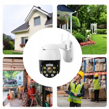 IP-камера WiFi SMART Уличная поворотная беспроводная сигнализация галогенная 5 МП