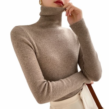 CIEPŁY ŁADNY MODA KOBIECY SWETER GOLF ZIMY,wzór1