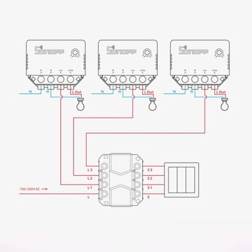 Модуль переключателя Sonoff Mini R3 16A WiFi eWelink