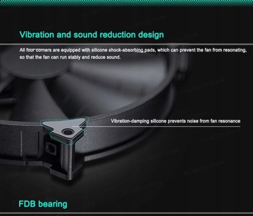 Корпусный вентилятор большого объема Phanteks F200SP 200 мм, черный