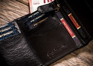 Мужской кожаный мотоциклетный кошелек RFID 5828