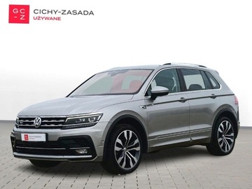 Volkswagen Tiguan II SUV 2.0 TDI 190KM 2019 Volkswagen Tiguan SalonPL 2.0 TDI 190KM DSG 4x4 R-Line DCC Pakiety LED TOP