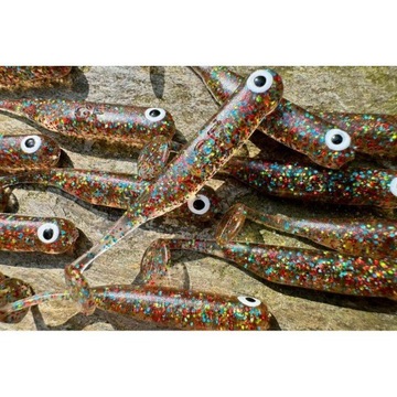 Жвачка Great Fish GF1 Fish Scent 49мм 1г ЦВЕТНЫЕ БЛЕСКИ 10шт.