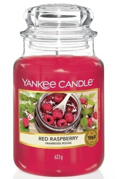 СВЕЧА YANKEE КРАСНАЯ МАЛИНА большая 623г