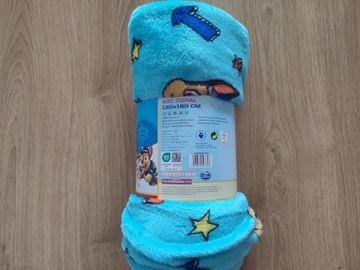 Детское одеяло CORAL PAW PATROL 130х160см