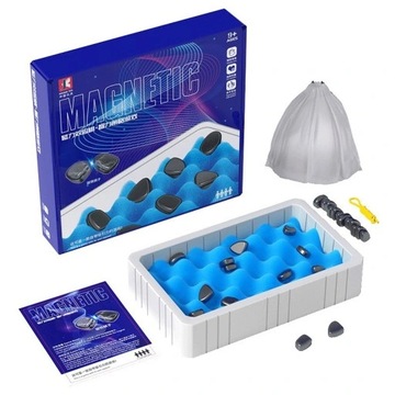 KAMIENIE MAGNETYCZNE SZACHY Magnetyczna gra w szachy gra planszowa M