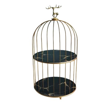 Cage Makeup Perfumy Organizer Półka 2 Tier Black
