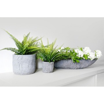 Бетонный горшок 19x16 см - архитектурный бетон