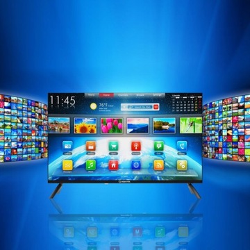 TELEWIZOR 32 cale SMART TV LED HD dekoder DVBT2 H.265/HEVC MANTA WIFI USB